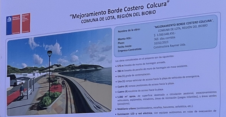 Nuevo Borde Costero De Playa Colcura En Lota Ser Entregado El Pr Ximo